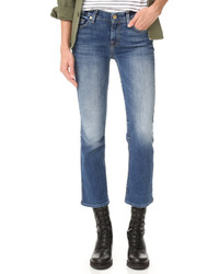 7 For All Mankind Cropped Boot Cut Jeans