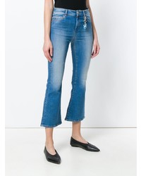 Twin-Set Cropped Flared Jeans