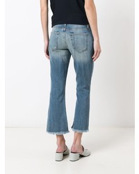 Current/Elliott Cropped Flip Flop Jeans
