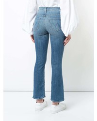 Mother Cropped Slim Fit Jeans
