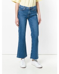 MiH Jeans Distressed Detail Flared Jeans
