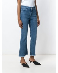 Etro Embroidered High Rise Jeans