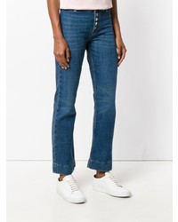 Alexa Chung Flare Button Jeans