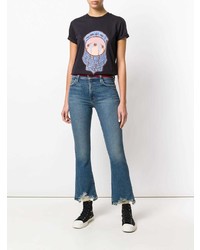 Current/Elliott Flared Cropped Jeans