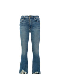 Current/Elliott Flared Cropped Jeans