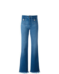 Chloé Frayed Hem Jeans