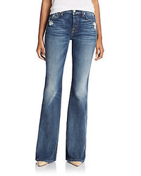 7 For All Mankind High Rise Flared Jeans