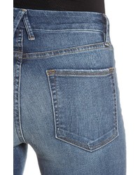 Good American High Waist Released Hem Crop Bootcut Jeans
