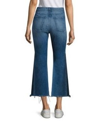3x1 Higher Ground Pieced Cropped Flared Jeans