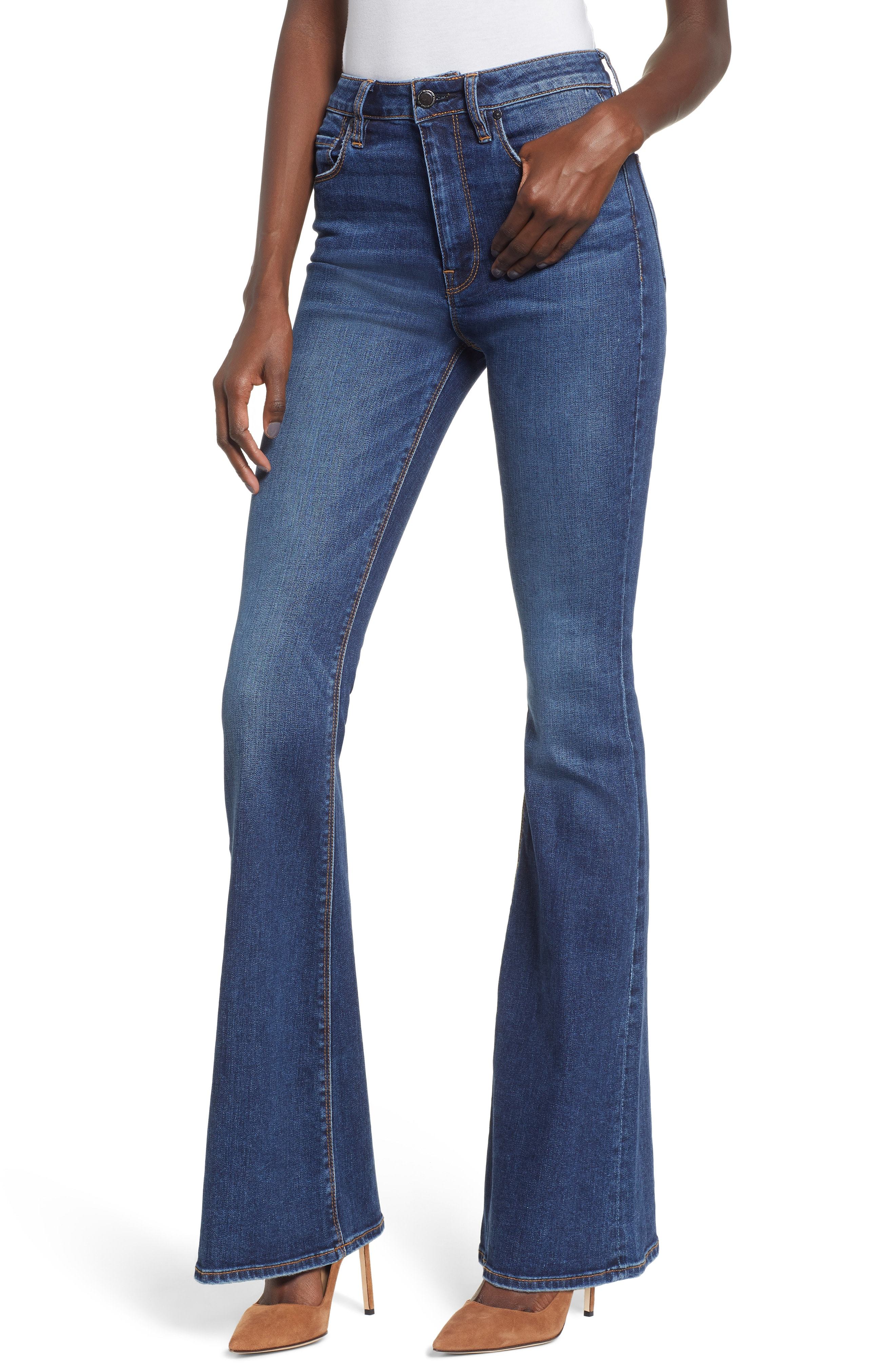 hudson holly high waist flare jeans