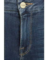 Frame Le Crop Mini Mid Rise Bootcut Jeans Blue