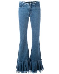 MARQUES ALMEIDA Marquesalmeida Flared Detailing Straight Jeans
