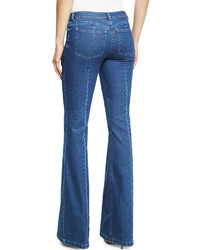 Michael Kors Michl Kors Collection Medium Wash Flared Jeans Indigo