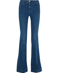 Stella McCartney Mid Rise Flared Jeans Mid Denim