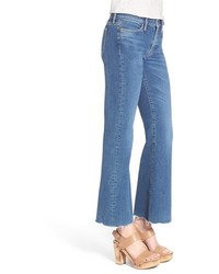 MiH Jeans Mih Jeans Lou Raw Hem Crop Flare Jeans