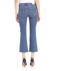 MiH Jeans Mih Jeans Marty Light Wash Cropped Flared Jeans