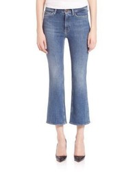MiH Jeans Mih Jeans Marty Light Wash Cropped Flared Jeans