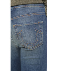 True Religion Runway Pull On Flare Jeans