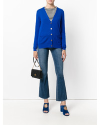 Tory Burch Ryan Frayed Flare Jeans