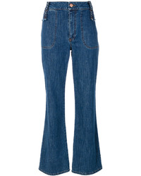 See by Chloe See By Chlo Retro Flare Cropped Jeans