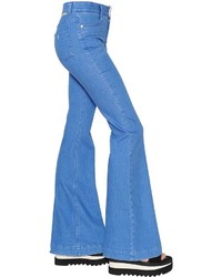 Stella McCartney Flared Cotton Denim Jeans