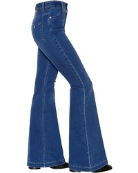 Stella McCartney Flared Stretch Cotton Denim Jeans
