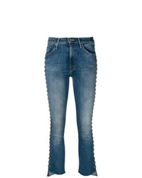 Mother Stud Embellished Jeans