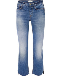 Grlfrnd Tatum Cropped Low Rise Flared Jeans