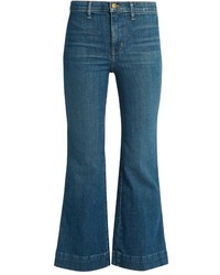 The Great The Sea High Rise Flared Cropped Jeans
