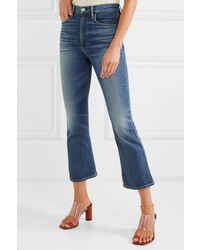 3x1 W5 Empire Cropped High Rise Flared Jeans
