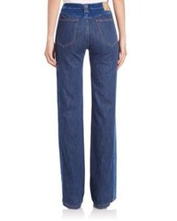 See by Chloe Washed Flare Jeans
