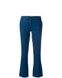 Kiltie Flared Cropped Trousers