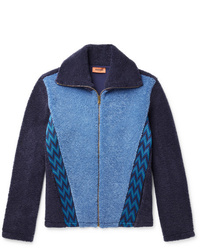 Missoni Embroidered Colour Block Fleece Jacket