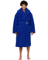 Blue Fleece Overcoat