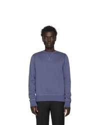 Ralph Lauren Purple Label Blue Fleece Madison Sweatshirt