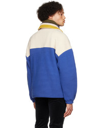 Isabel Marant Blue Beige Mameth Zip Sweater