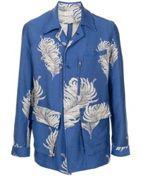 Bed J.W. Ford Floral Embroidered Blazer