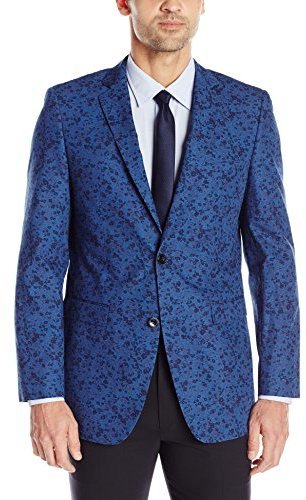 Perry Ellis Blue Floral Print Sport Coat, $98 | Amazon.com | Lookastic