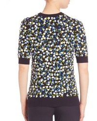 Michael Kors Michl Kors Collection Floral Short Sleeves Top