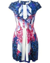 Peter Pilotto Abstract Floral Dress