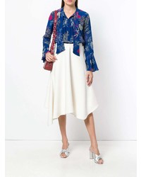 Etro Floral Print Pussy Bow Blouse