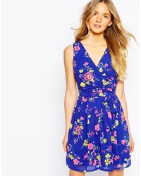 Wal G Wrap Front Dress In Floral