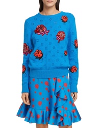 Kenzo Floral Patch Sweater