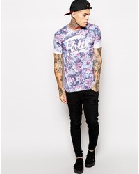 Friend Or Faux T Shirt With Floral Print