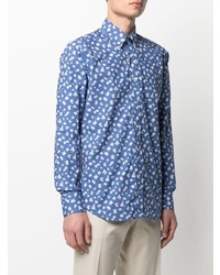 Canali Floral Button Down Shirt