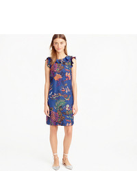 J.Crew Ruffle Dress In Tropical Floral