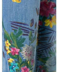 Kenzo Vintage Floral Flared Jeans