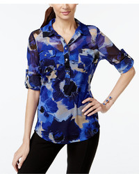 INC International Concepts Printed Blouse Only At Macys