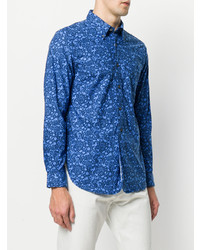 Engineered Garments Floral Animal Print Shirt