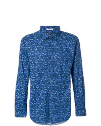 Engineered Garments Floral Animal Print Shirt